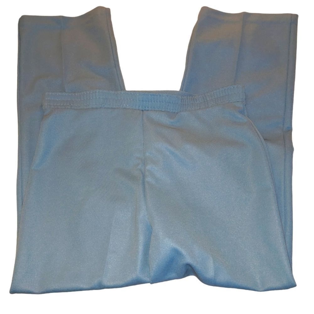 Vintage blue polyester pants